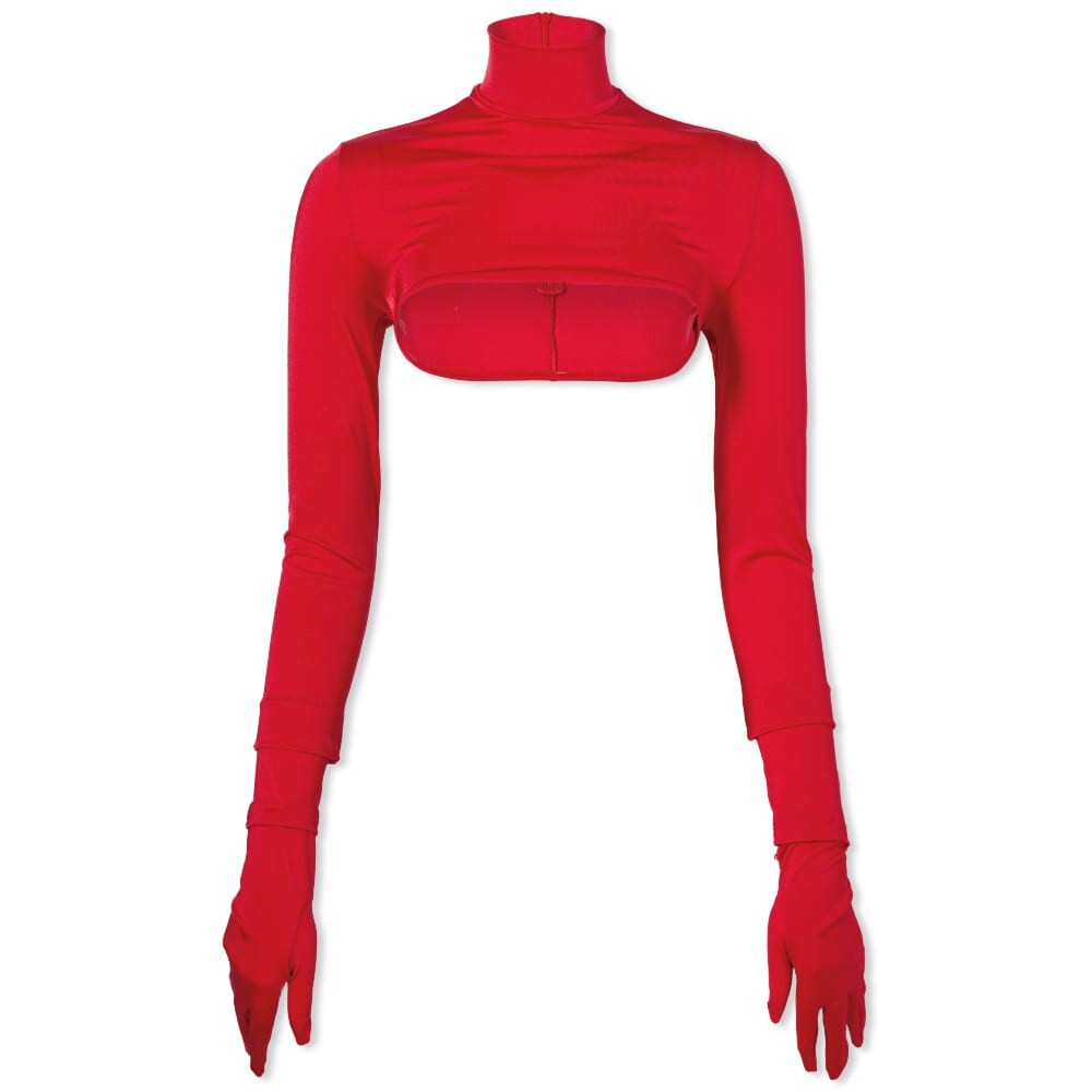 

Футболка Dolce & Gabbana High Neck Crop Top