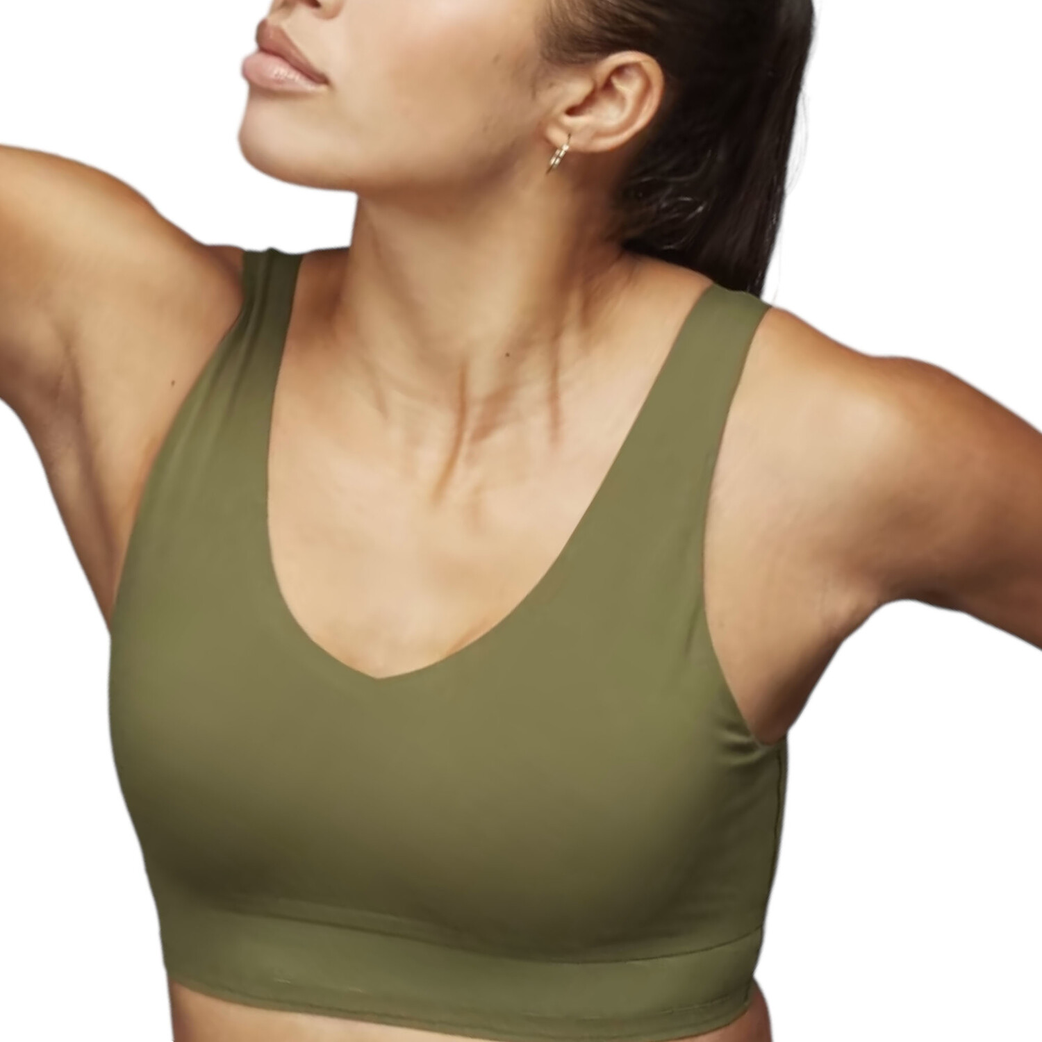 

Спортивный бюстгальтер Adidas Cozy Yoga, зеленый