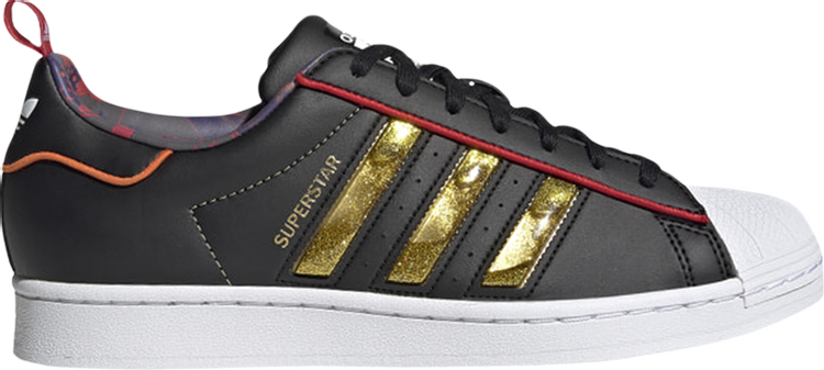 Кроссовки Adidas Superstar 'Chinese New Year - Year Of The Ox Black', черный 2021 year of the ox chinese new year fu character pendant ornaments new year decorations door painting