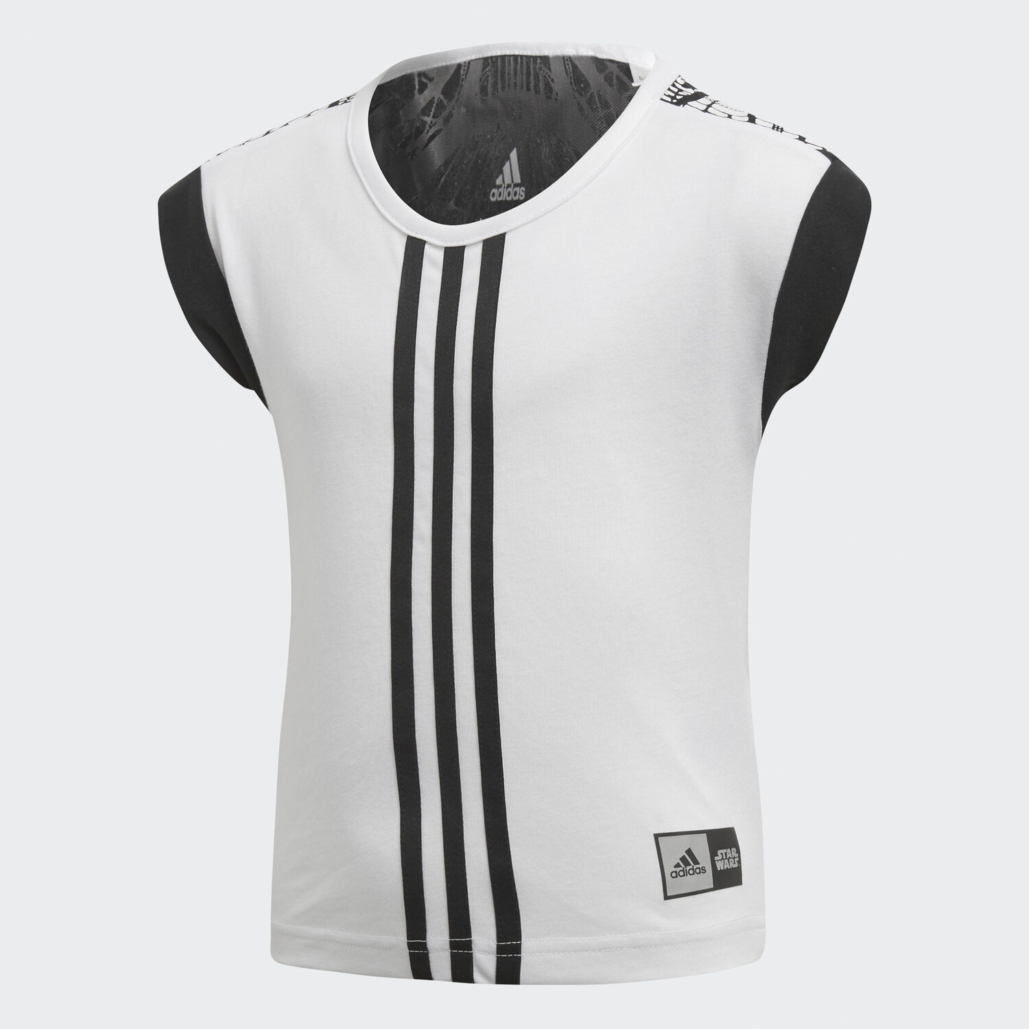 

Футболка Adidas Star Wars K, белый/черный
