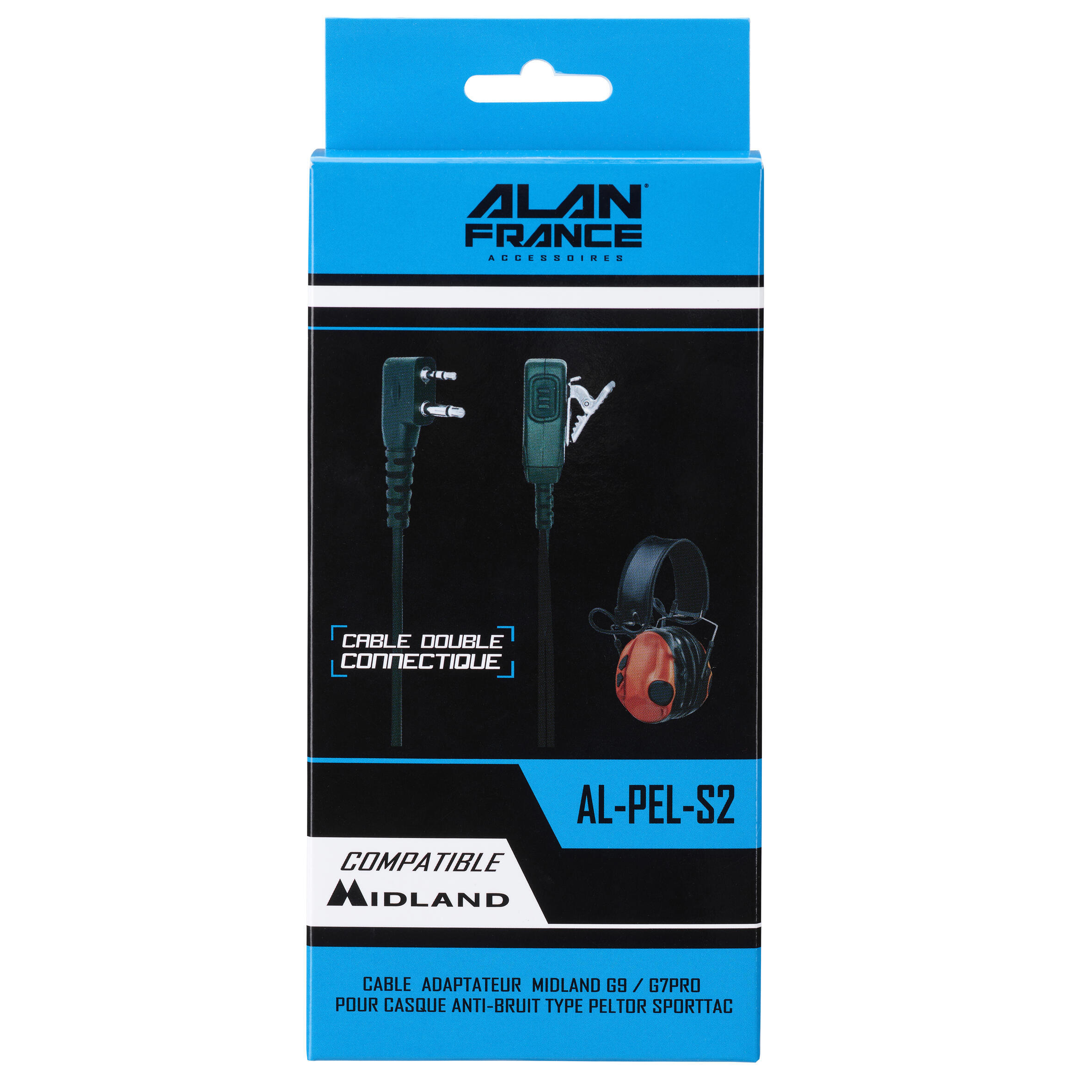 Шнур для защиты органов слуха SPORTTAC, совместимый с рацией MIDLAND G9 5paris walkie talkie volume knob