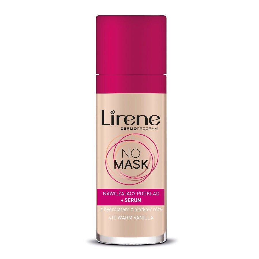 

Lirene No Mask увлажняющая тональная основа + сыворотка 410 Warm Vanilla 30мл