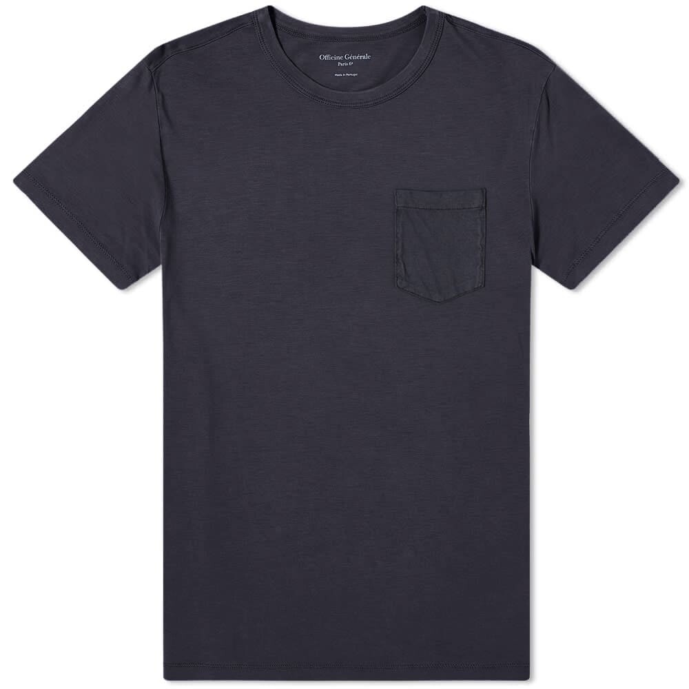 

Футболка Officine Générale Pigment Dyed Pocket Tee
