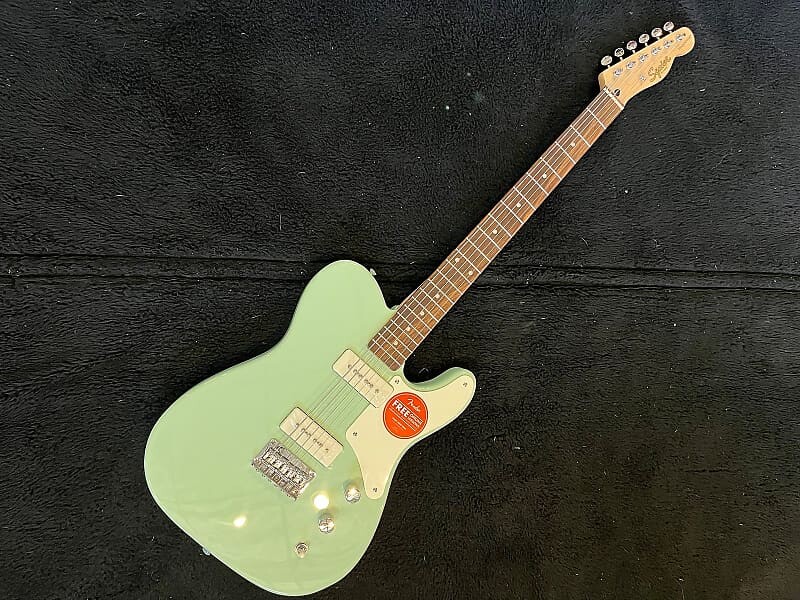 

Fender Squier Paranormal Baritone Cabronita Telecaster Surf Green #CYKL21000896 (7 фунтов 13,7 унции)