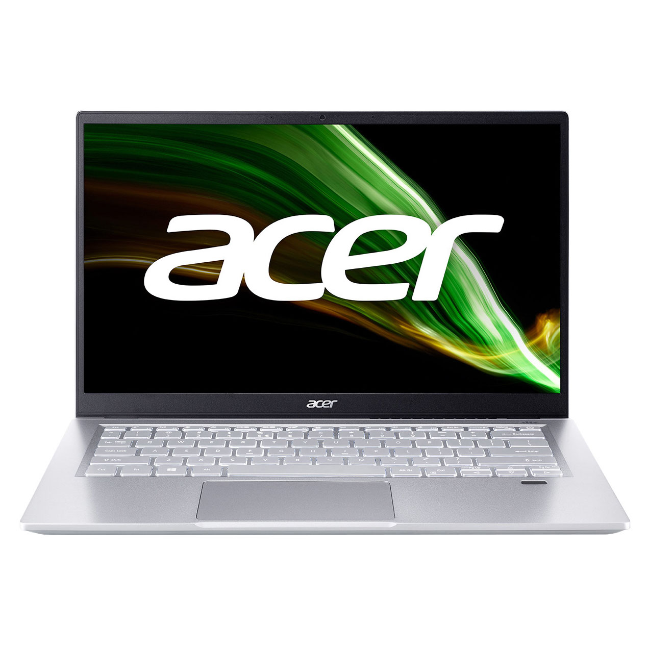 Ноутбук Acer Swift 3, 14'', 8 Гб/512 Гб, R7-5700U, AMD Radeon, серебристый, английская клавиатура ноутбук acer swift 3 sf314 43 r0mr nx ab1er 016 14
