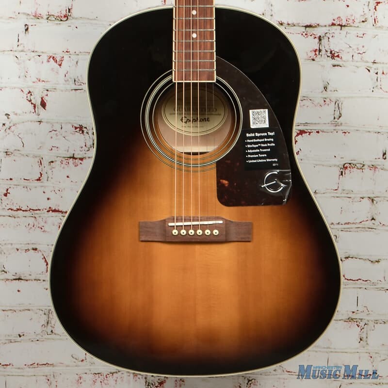 

Epiphone J-45 Studio Акустическая гитара Vintage Sunburst Epiphone AJ-220S Guitar x7040
