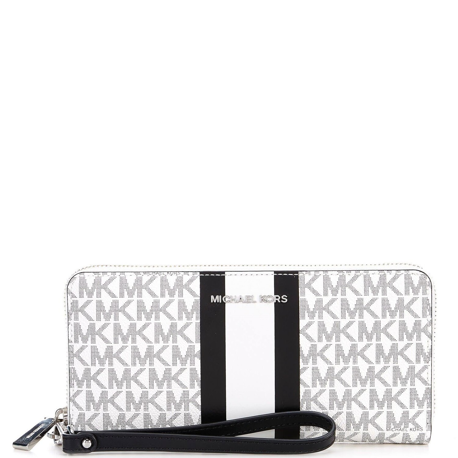 

Кошелек Michael Michael Kors Large Logo Continental, белый/черный