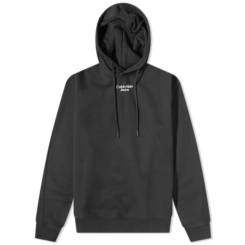 

Толстовка Calvin Klein Stacked Logo Hoody, Черный