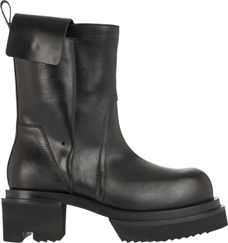

Ботинки Rick Owens Pull On Fogpocket Bogun Boot Black, черный