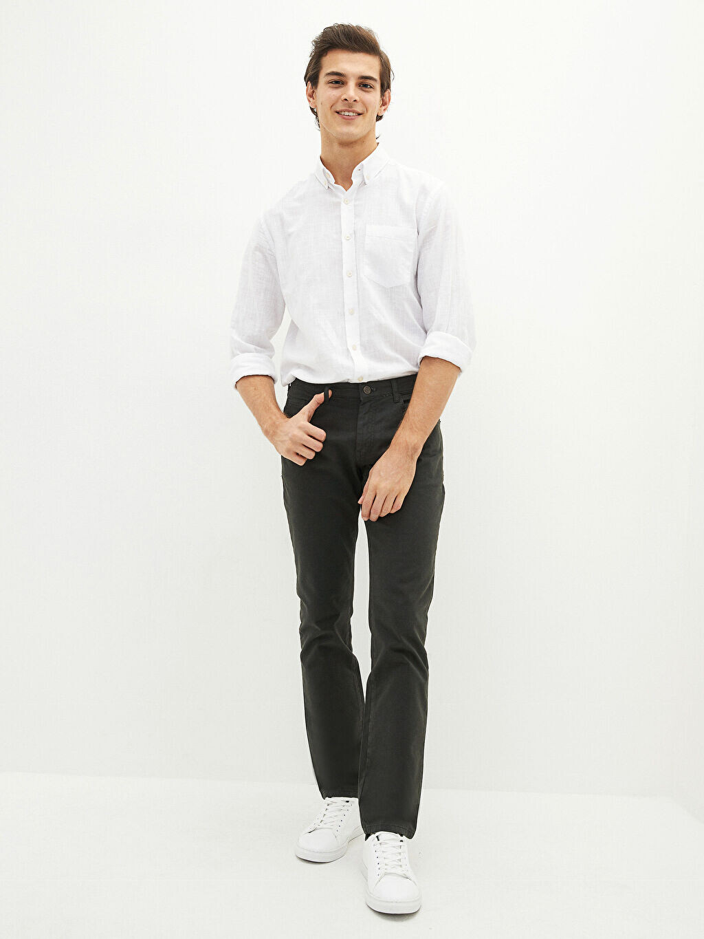 

Мужские брюки Slim Fit Dobby LCWAIKIKI Classic