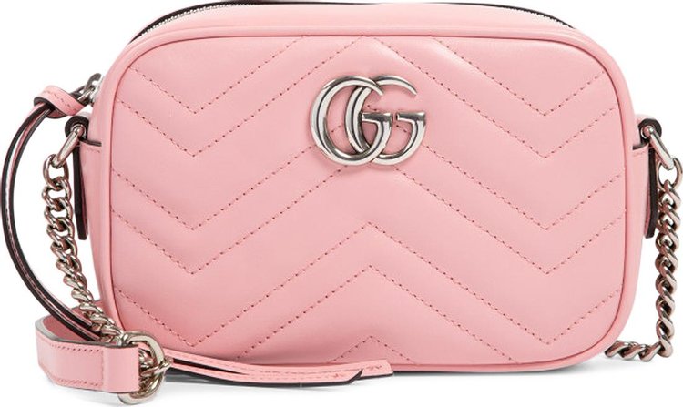 Сумка Gucci GG Marmont Matelassé Mini Bag Wild Rose - фото