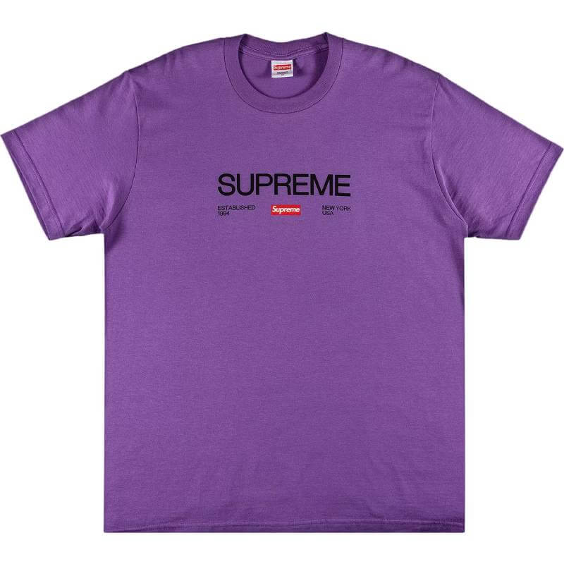 

Футболка Supreme Est. 1994, фиолетовый