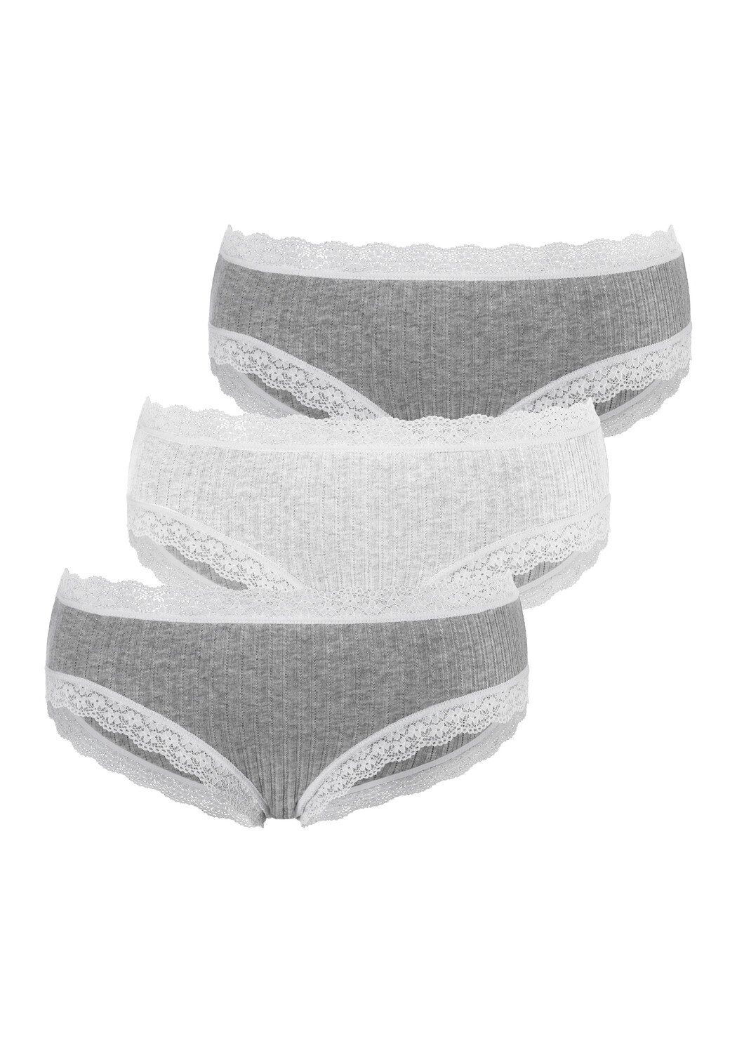

Трусы LASCANA Jazz Pants s, цвет grau meliert, creme