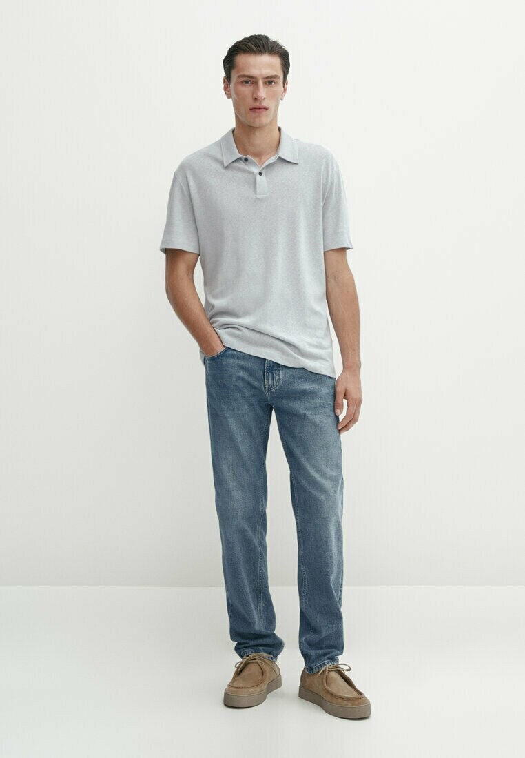 

Рубашка поло Massimo Dutti, серый