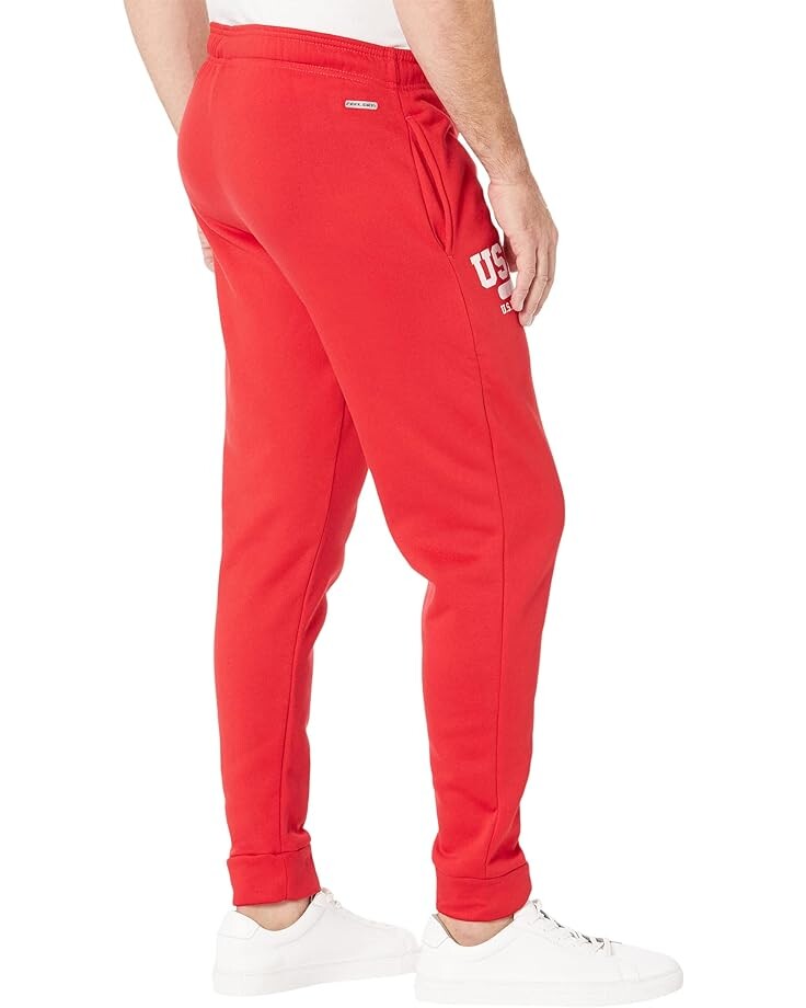 

Брюки U.S. POLO ASSN. USPA Trainer Joggers, цвет Engine Red