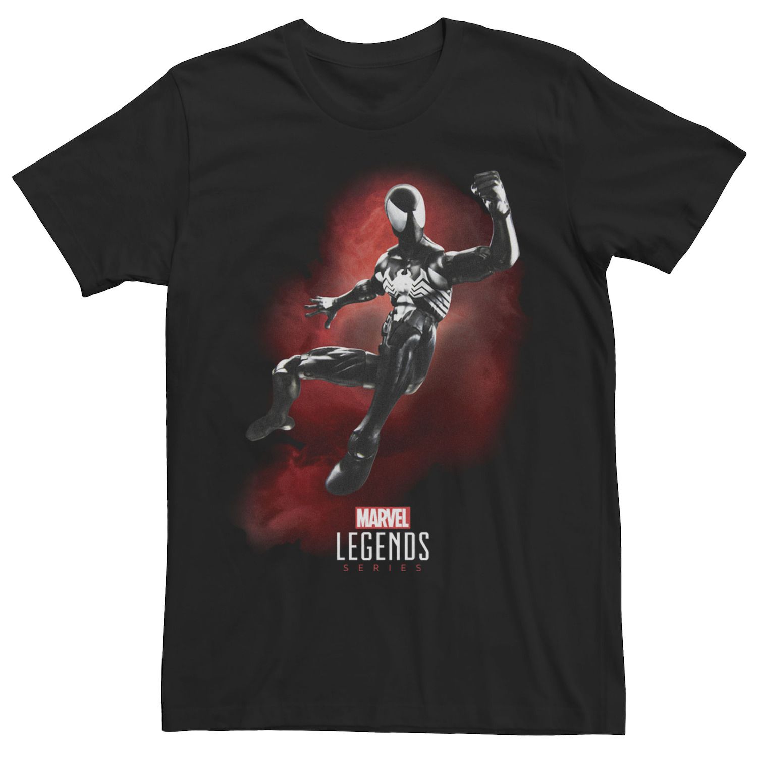 Мужская футболка с рисунком «Человек-паук-симбиот» серии Legends Series Marvel мужская футболка кот симбиот xl черный