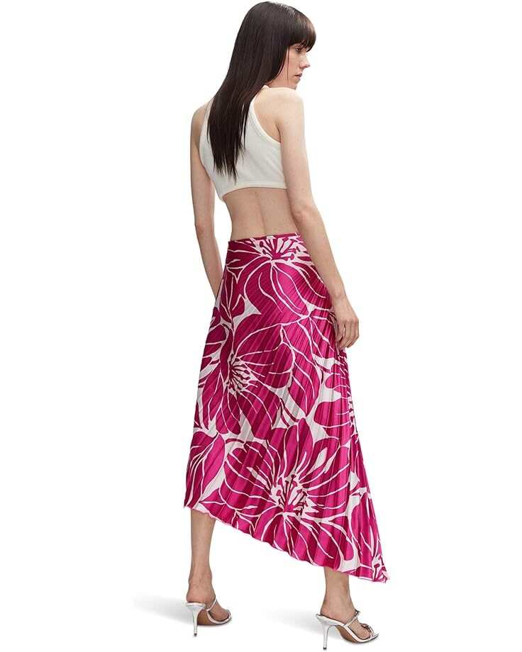

Юбка MANGO Fresia Skirt, фуксия