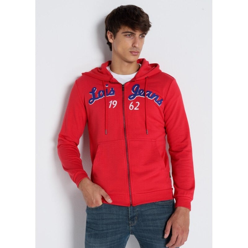 

Толстовка Lois Jeans 135903-16573-3436-458 Full Zip, красный