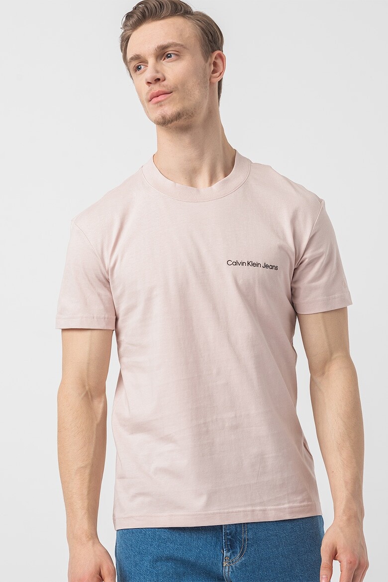 

Футболка с логотипом Calvin Klein Jeans, розовый