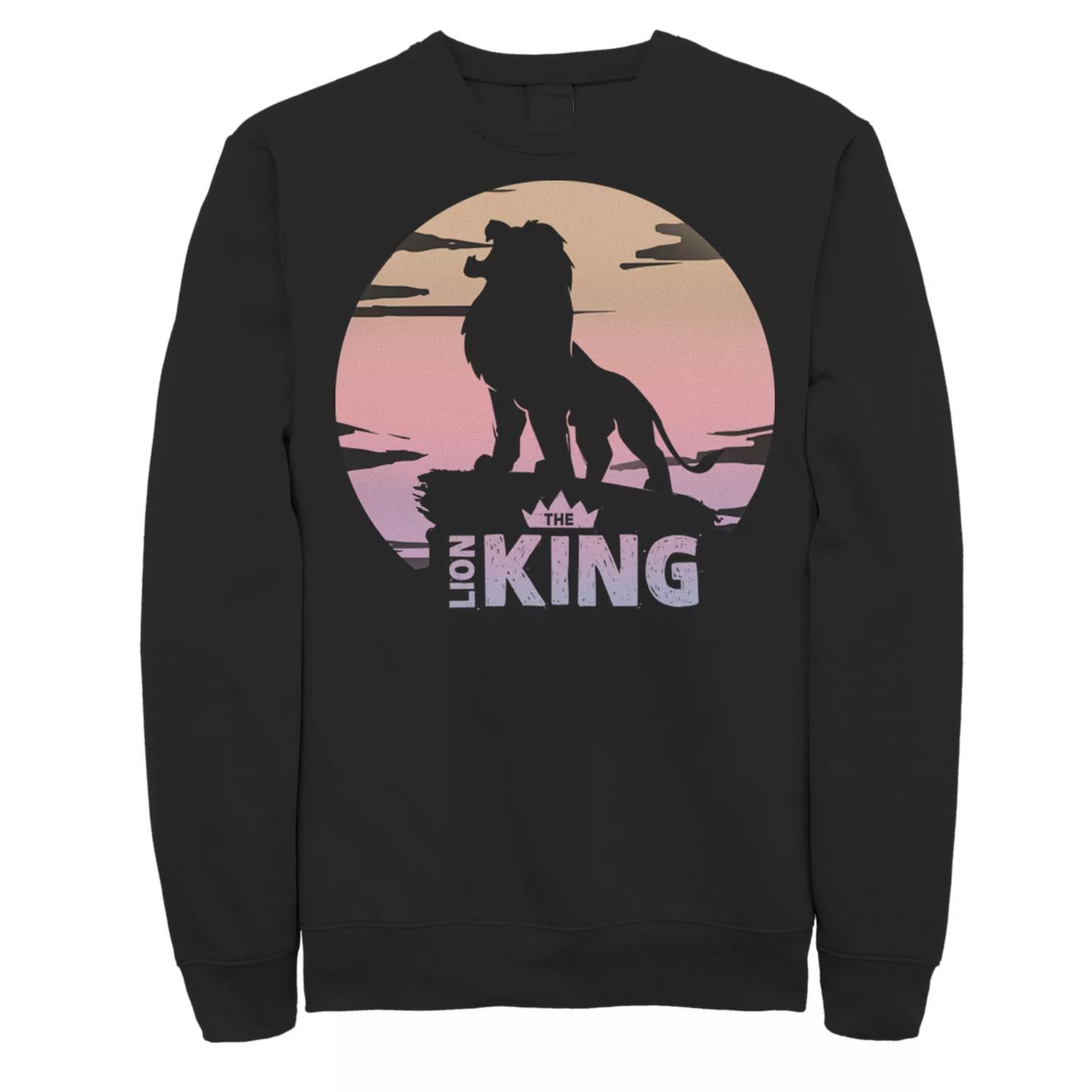 Мужская толстовка The Lion King Live Action Sunset Pride Rock Disney мужская футболка disney s the gradient sunset trio lion king