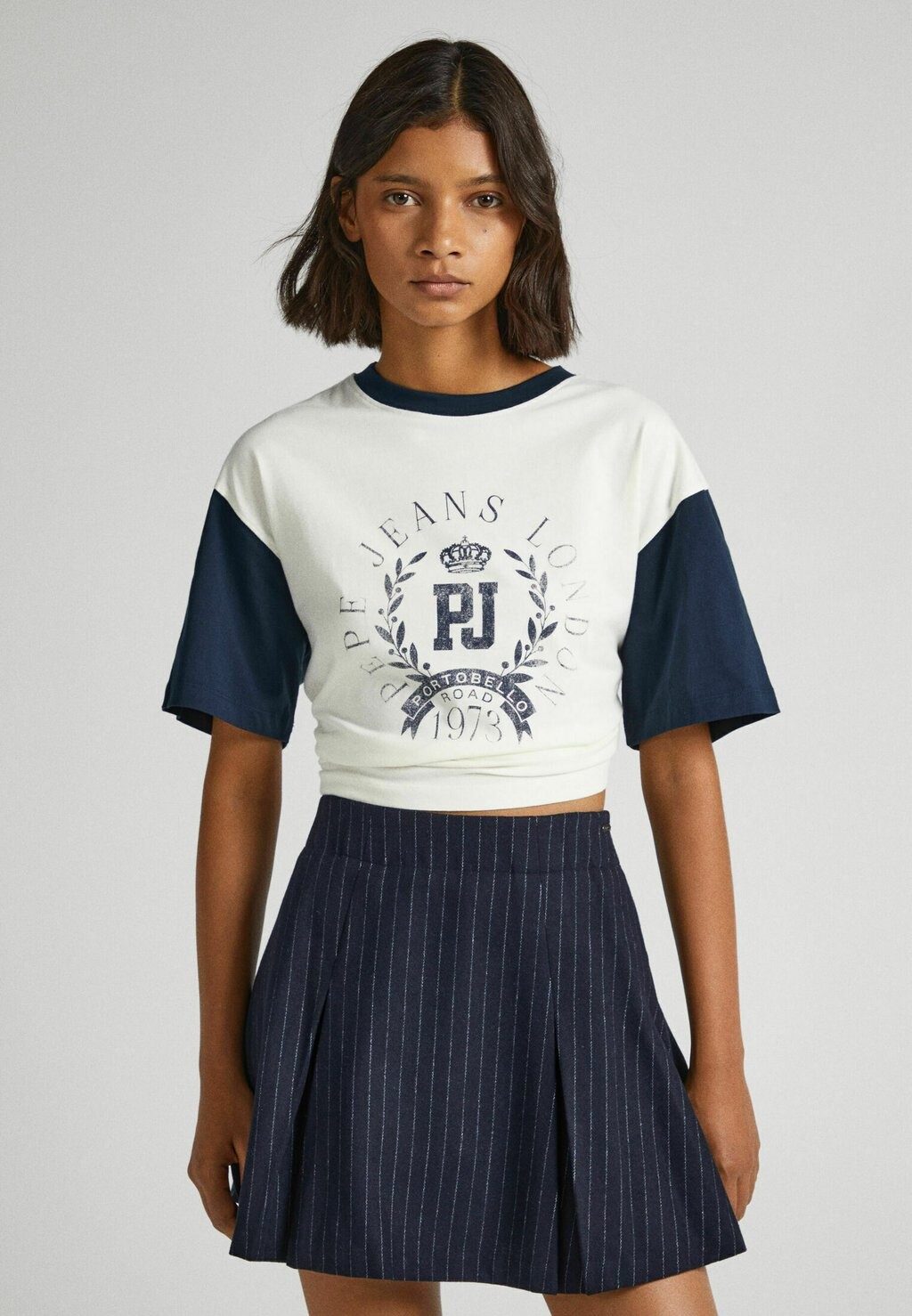 

Футболка с принтом VERNETA Pepe Jeans, цвет mousse white