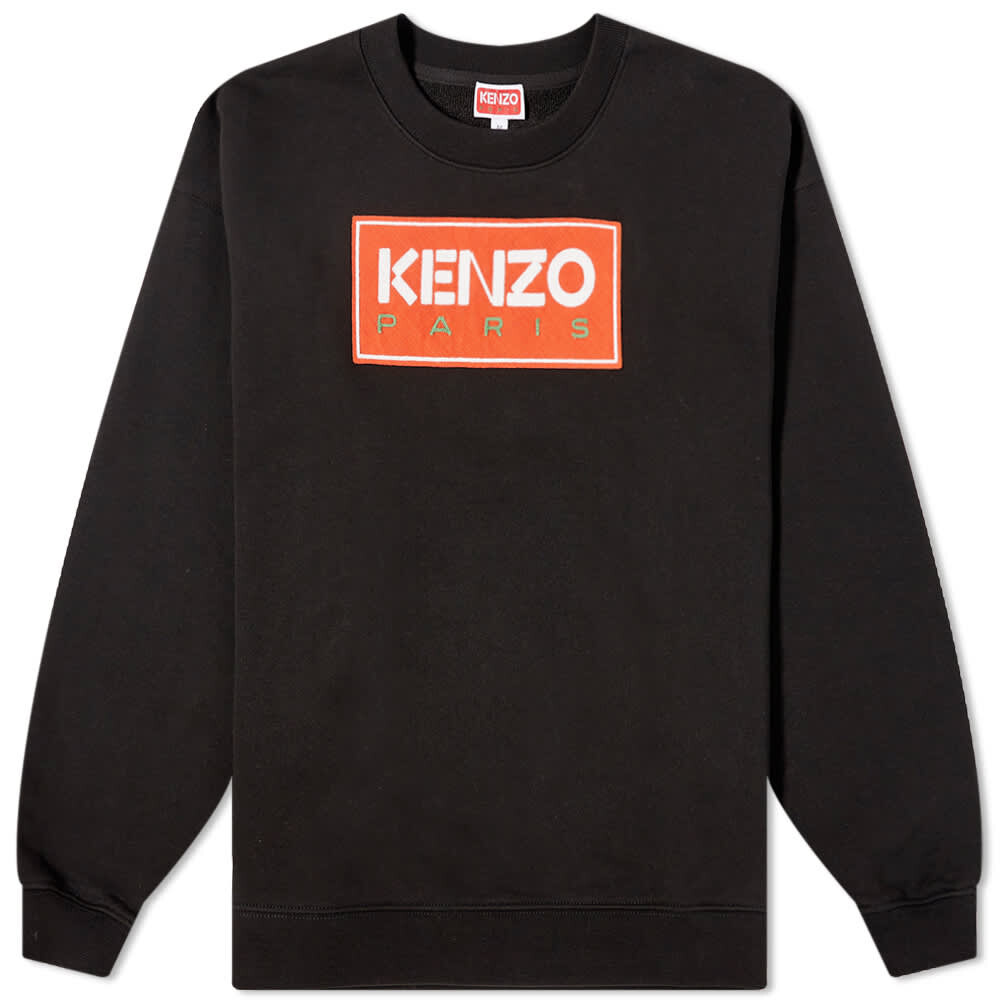 

Толстовка Kenzo Paris Logo Regular Sweatshirt, Черный