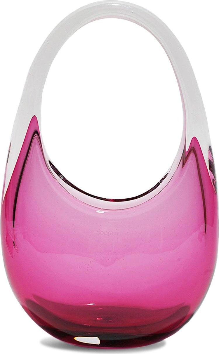 Сумка Coperni Glass Mini Swipe Glass Pink, розовый