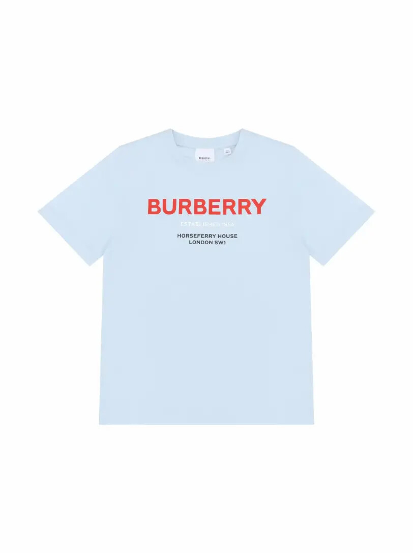 

Хлопковая футболка с логотипом Burberry