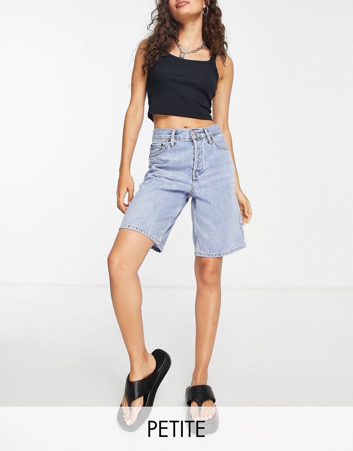 

Topshop миниатюрный длинный редактор в короткой юбке отбеливателя