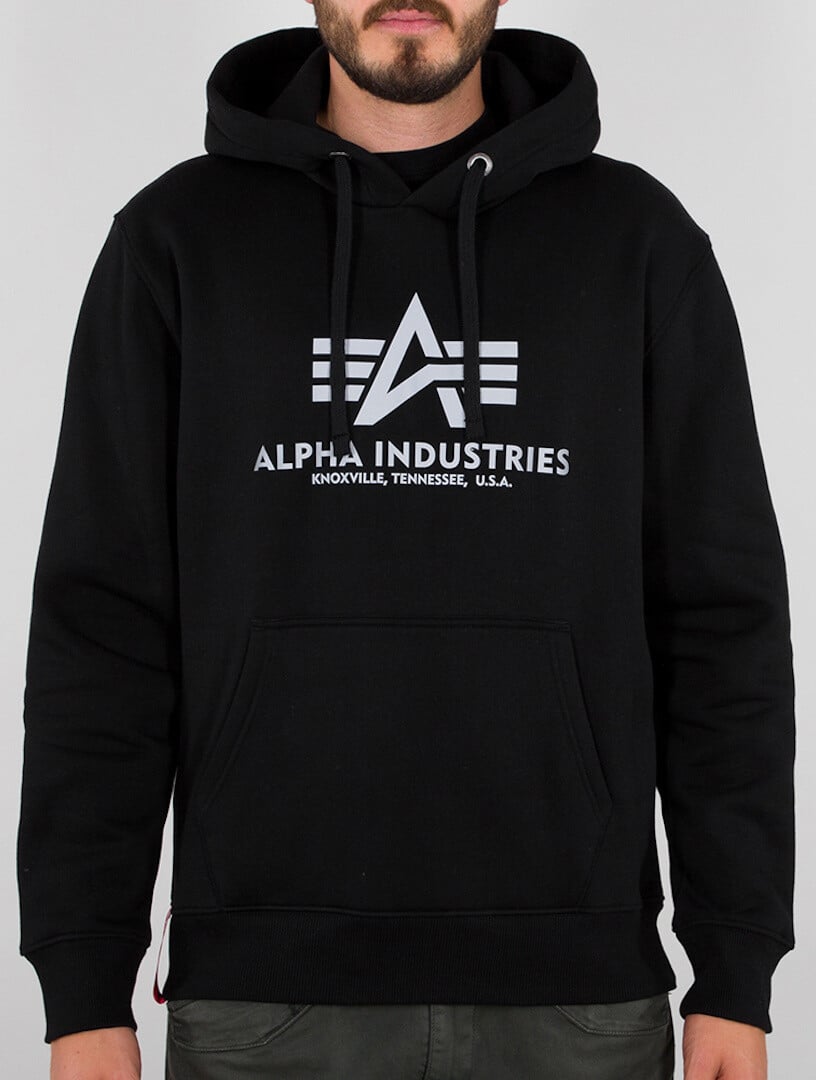 

Балахон Alpha Industries Basic Reflective, черный