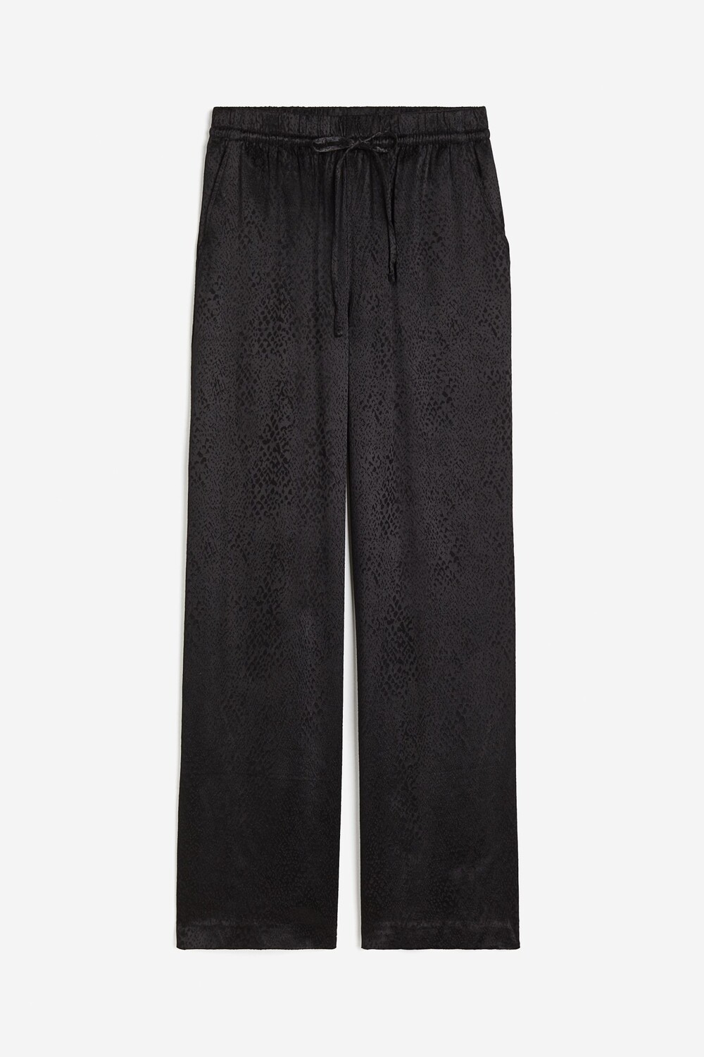 

Брюки H&M Twill Drawstring, черный