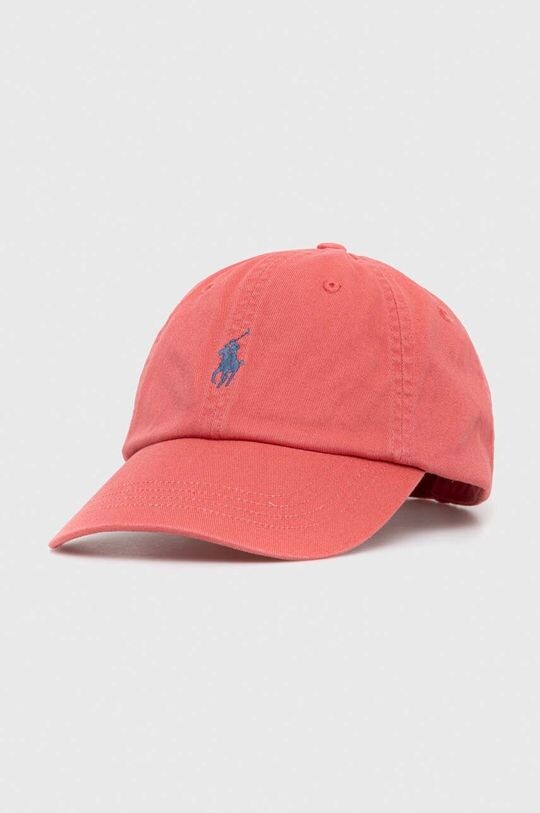 

Хлопковая бейсболка Polo Ralph Lauren, красный