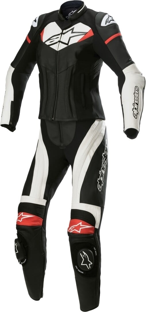 

Alpinestars Stella GP Plus Дамы Две части Мотоцикл Кожаный костюм, черный/белый/красный