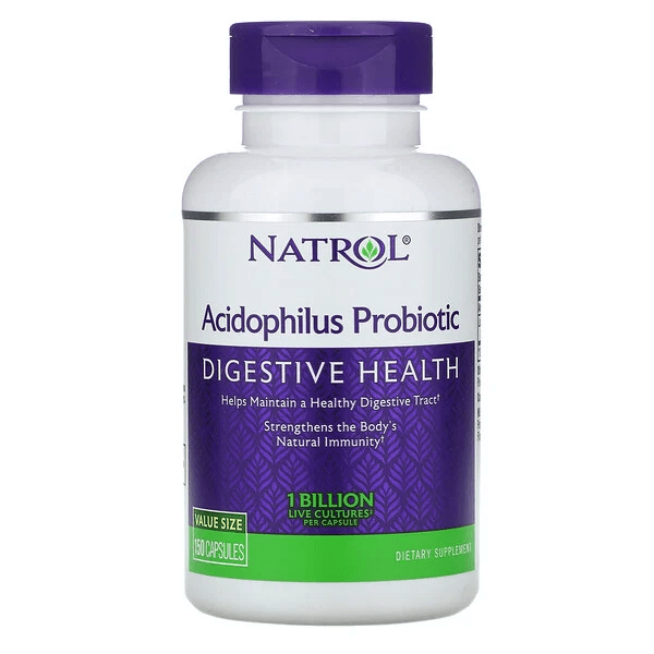 Пробиотик Acidophilus , 1 млрд., 150 капсул, Natrol пробиотик natrol acidophilus probiotic в таблетках 100 шт