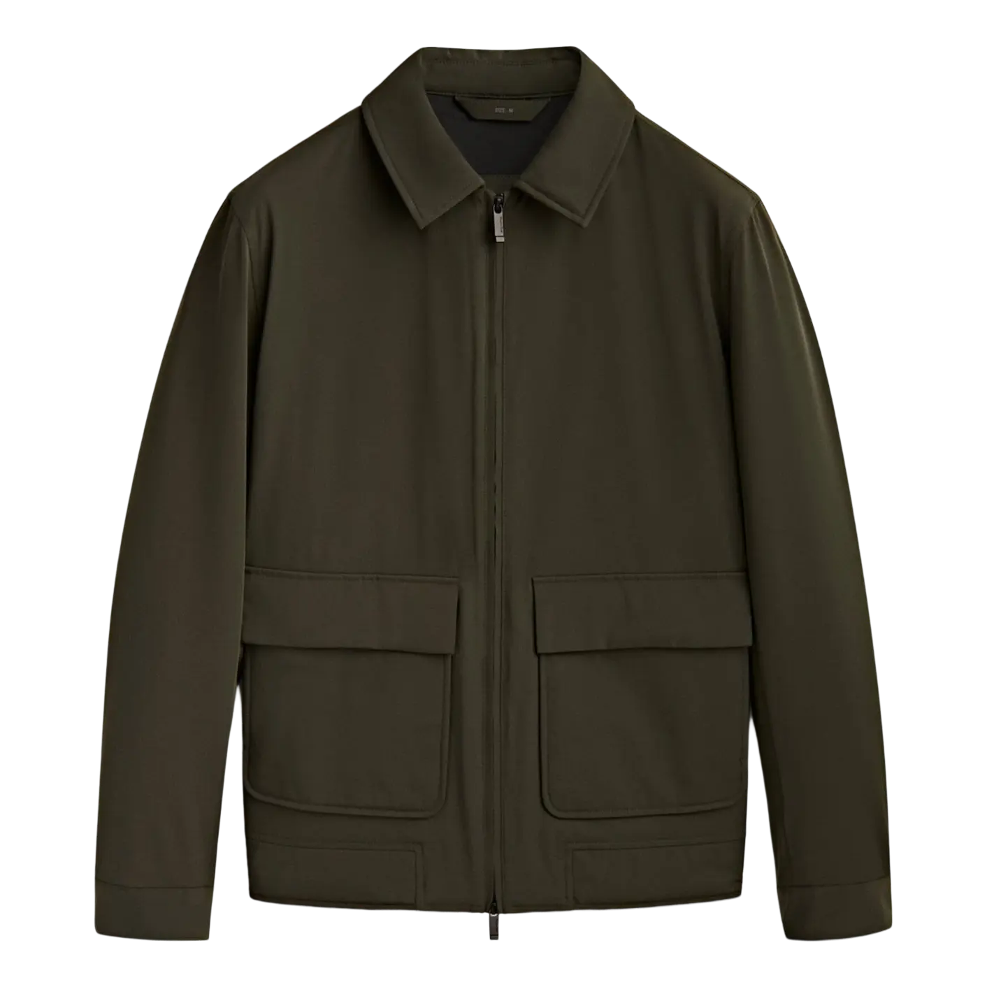 

Куртка-бомбер Massimo Dutti Bi-Stretch, хаки