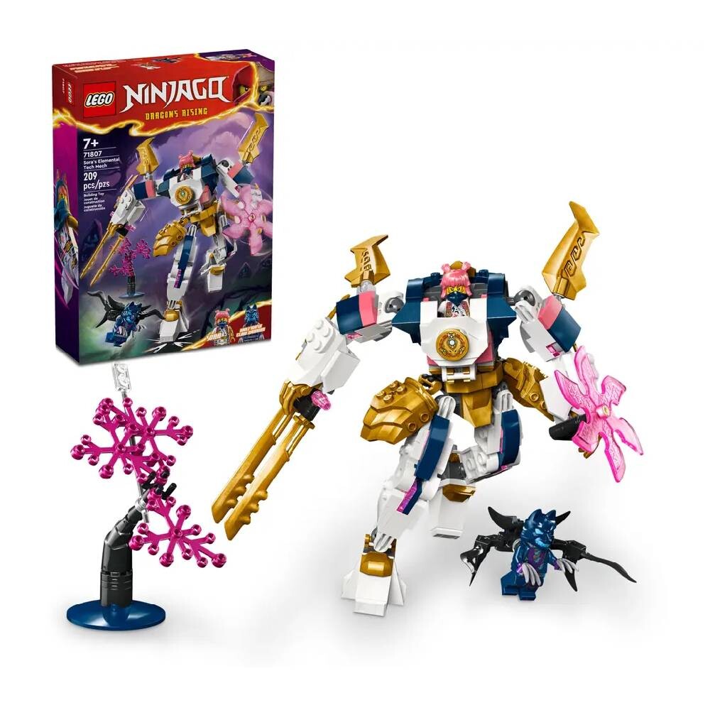 

Конструктор Lego Sora's Elemental Tech Mech, 209 деталей