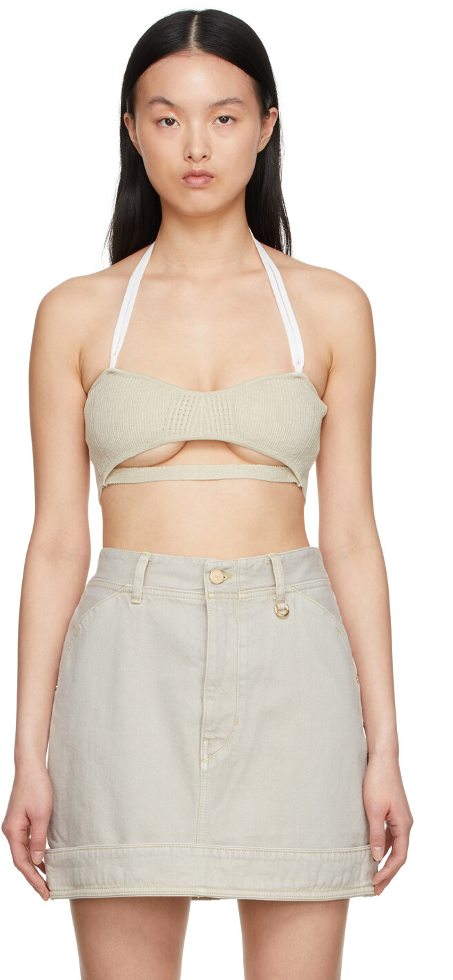 

Бежевый бюстгальтер 'Le Bandeau Beijo' Jacquemus