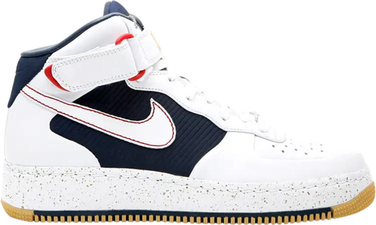 

Кроссовки Nike Air Force 1 Mid Supreme MCO CB 'Barkley Pack', белый