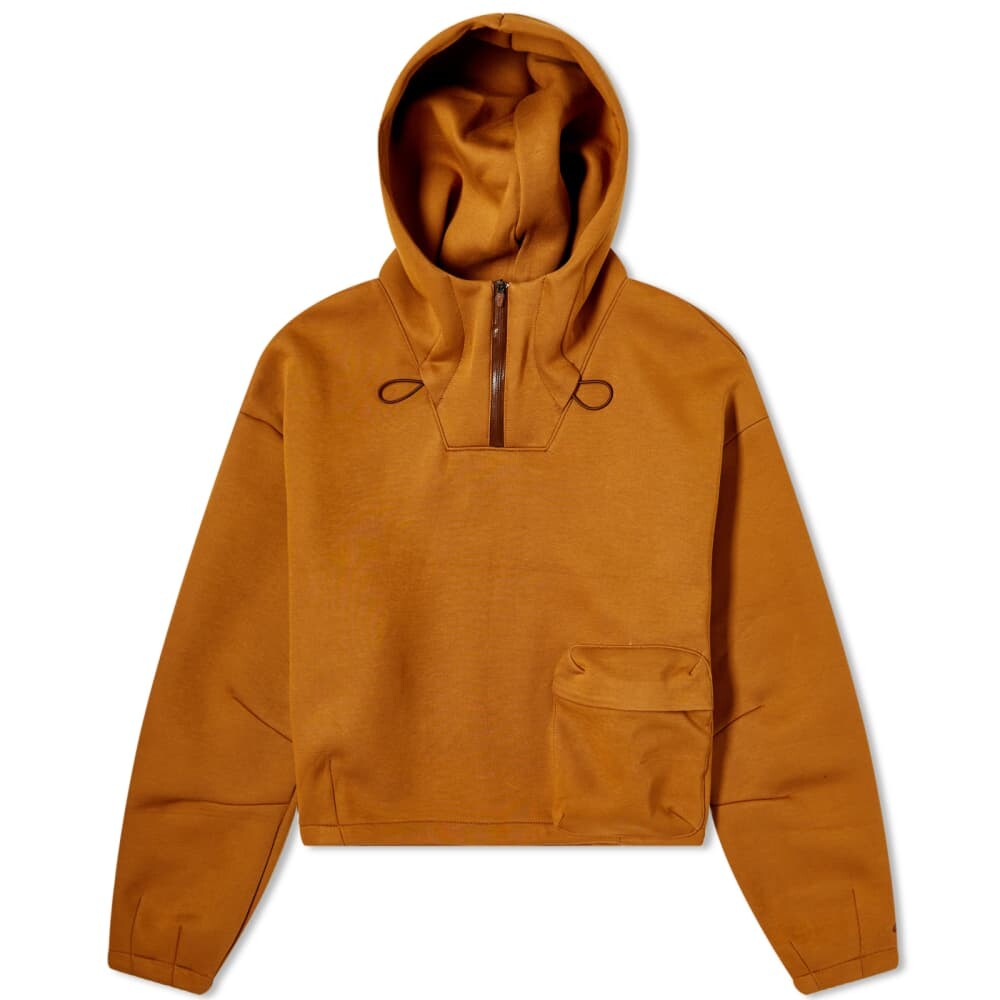 

Толстовка укороченная Nike Tech Pack Pullover, коричневый