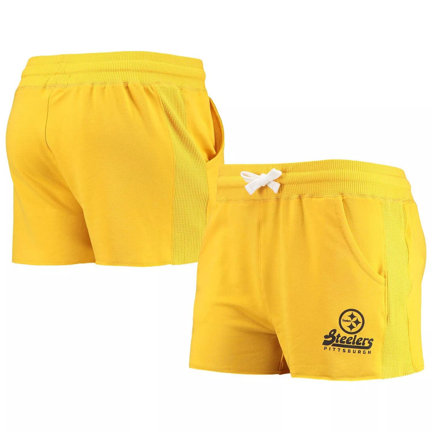 

Женские шорты Junk Food Gold Pittsburgh Steelers Tri-Blend