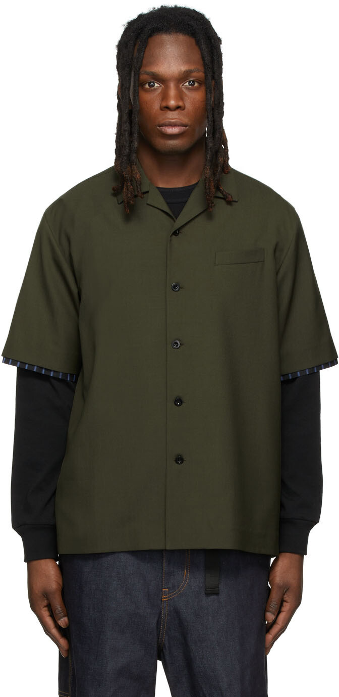 

Рубашка цвета хаки sacai