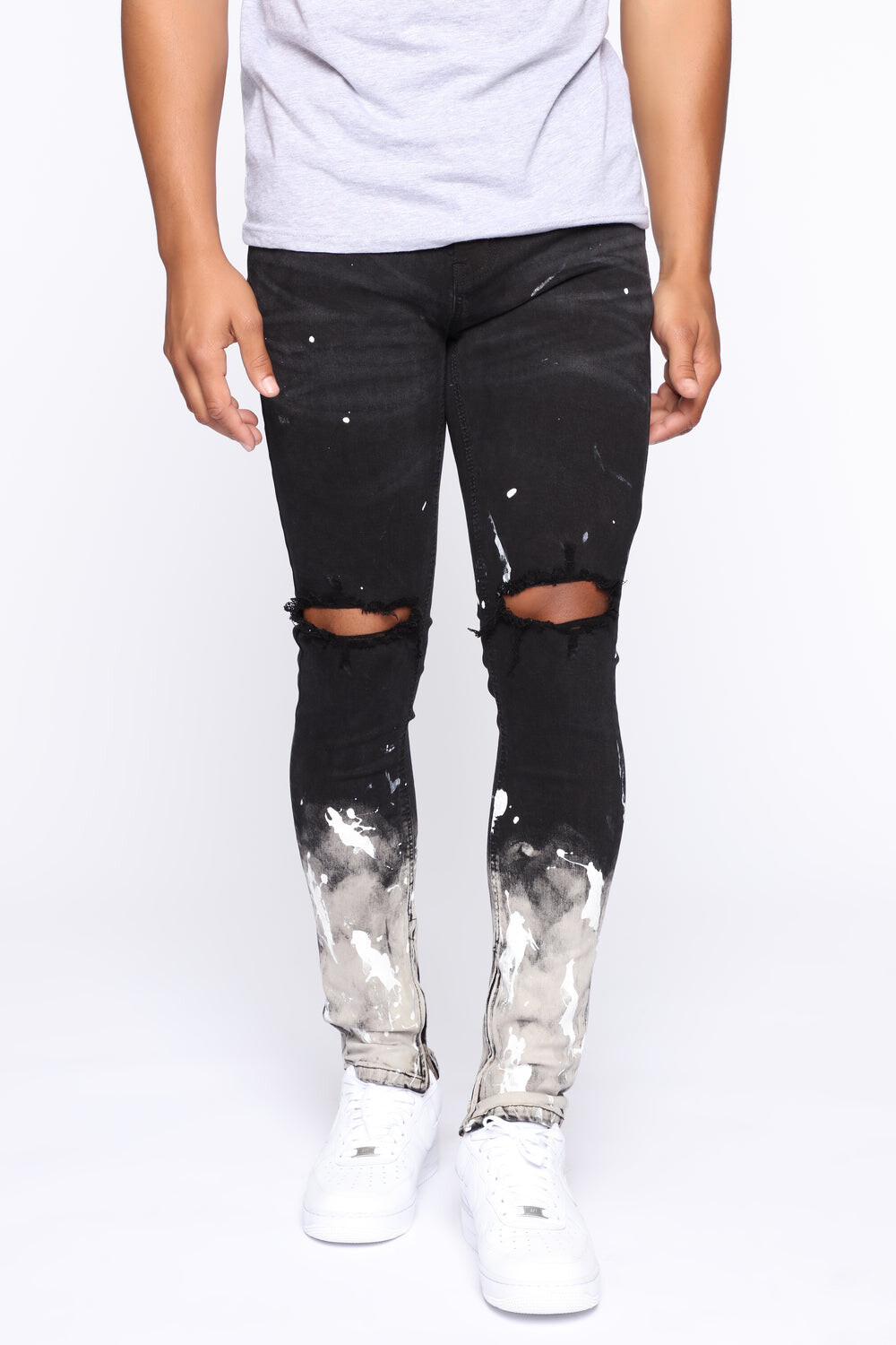 

Джинсы скинни Fashion Nova KND4175, черный
