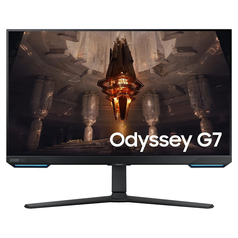 Игровой монитор Samsung Odyssey G7 G70B, 32, 3840x2160, 144 Гц, IPS, черный 32 монитор dell g3223q 3840x2160 144 гц ips черный