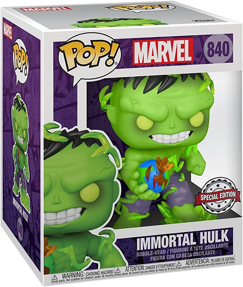 Фигурка Funko POP! Marvel Super Heroes: The Immortal Hulk funko bitty pop коллекционная фигурка marvel the infinity saga халк 4 упаковки funko pop