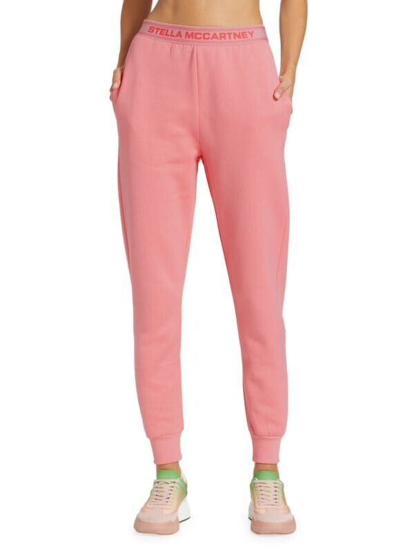 

Штаны Спортивные Stella McCartney Tom Tosseyn с логотипом и тесьмой, розовый