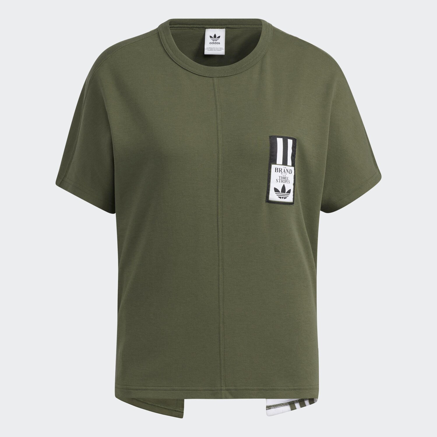 

Футболка Adidas Originals Adibreak Short Sleeve, серовато-зеленый/белый