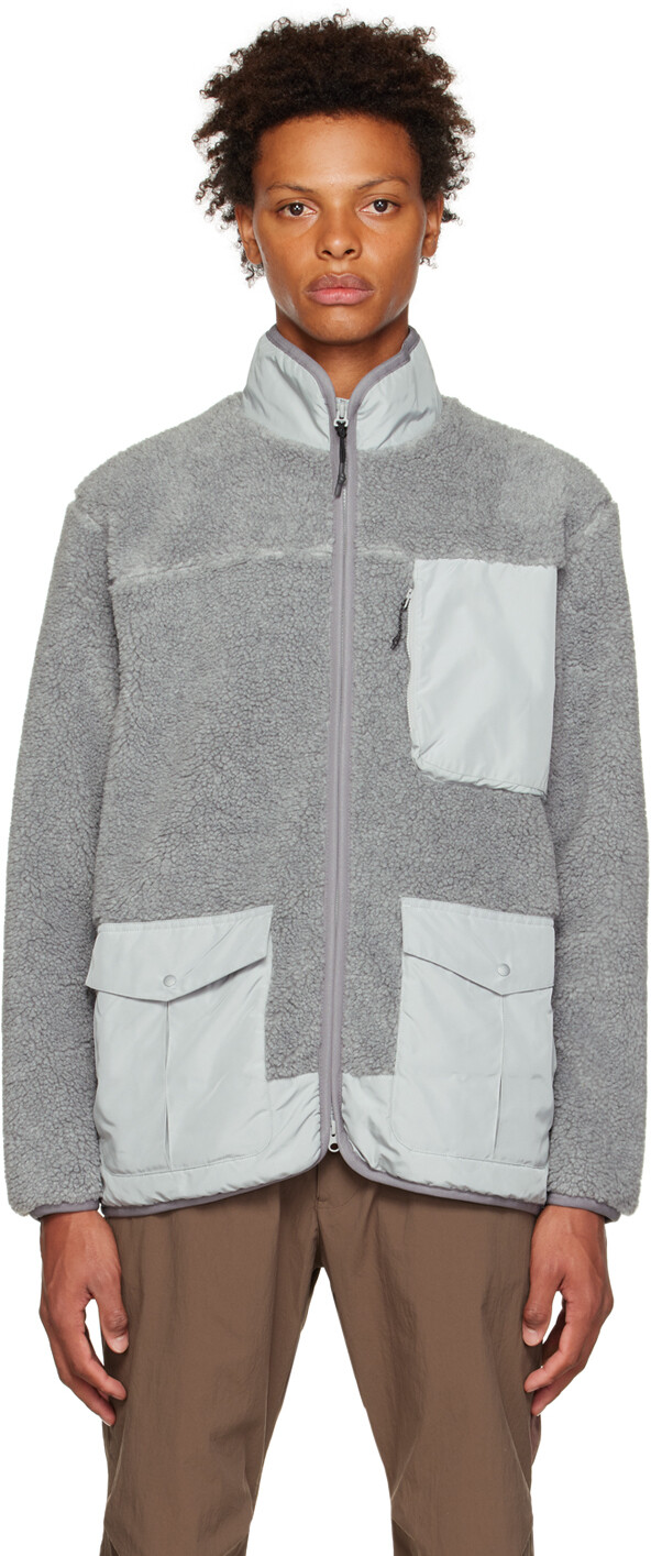 

Серая куртка с карманами Descente ALLTERRAIN, Серый
