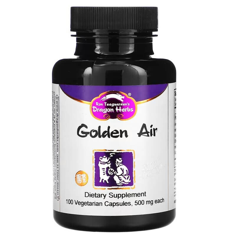 

Добавка Dragon Herbs Golden Air 500 мг, 100 капсул