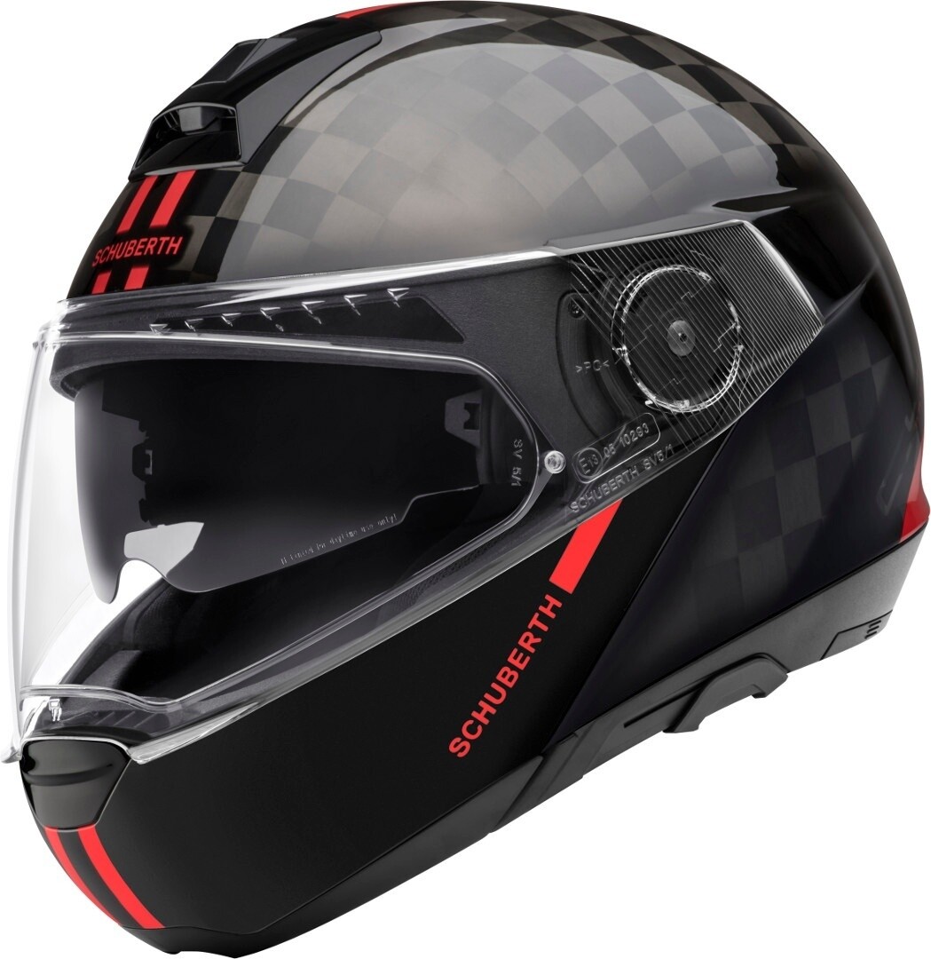 

Schuberth C4 Pro Carbon Fusion Шлем, черный/красный