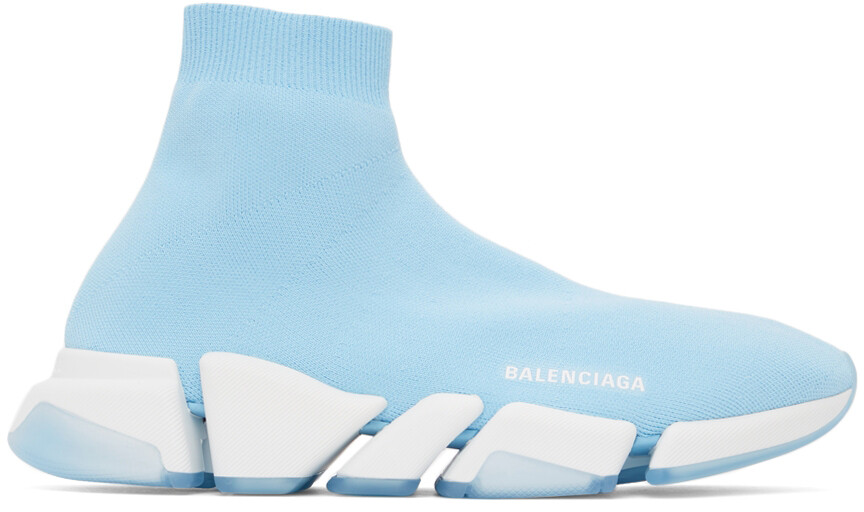 

Синие кроссовки Speed ​​2.0 Balenciaga
